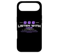 Listen With Love - Urban Typography Streetwear Case for iPhone Air