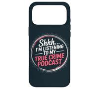 Listening To True Crime Podcast Case for iPhone 17 Pro Max