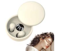Listenings Digital Mini Headphones,Mini Invisible Headphones Bluetooth 5.4,Ergonomic Wireless Earbuds,Wireless Sleep Earbud for Side Sleepers,Noise Cancelling Earphones for Work,Music,Game (Beige)