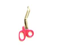 Lister Bandage Scissor 5.5 Inch Plastic Handle Nursing Trauma Scissors First Aid Dressing Bandage Scissors (Pink)