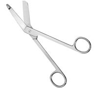 Lister Bandage Scissors First Aid-Scissors Tough Tuff Cut Trauma Shears for Nurses for Vet Doctors Students (6 inches/15 cm) (Chrome)