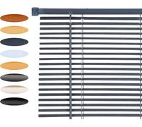 Lister Cartwright 25mm Pvc Venetian Blinds Windows Easy Fit Child Safety Included (Steel Textured, 145 Cm Width X 160 Cm Drop)