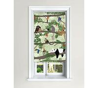Lister Cartwright Asian Rainforest Animal Blackout Roller Blind Child Safety Cut To Size Fitting (90 cm Width x 140 cm Drop)