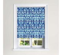 Lister Cartwright Blackout Azurita Blue Kitchen Blind Easy Fit Child Safety Included ( 90 Cm Width X 140 Cm Drop)