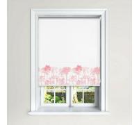 Lister Cartwright Blackout Roller Blind Ob Jungle Friends Easy Fit Child Safety Included (Pink, 120 Cm Width X 140 Cm Drop)
