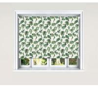 Lister Cartwright Blackout Roller Blinds Child Safety Included Beautiful Design - Tropical Leaves , 210 X 140 Cm
