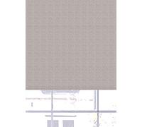 Lister Cartwright Blackout Roller Blinds Windows Child Safety Herringbone Effect Made to Measure(Grey, 120 cm Width x 140 cm Drop) v