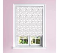 Lister Cartwright Blackout Roller Windows Blinds For Kids Easy Fit Child Safety Cut To Size Fitting Included Made to Measure (Clouds & Rainbow 90 x 140 cm)