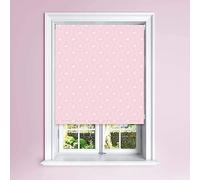 Lister Cartwright Blackout Roller Windows Blinds For Kids Easy Fit Child Safety Cut To Size Fitting Included Made to Measure (Pink Unicorn & Stars 60 x 140 cm)
