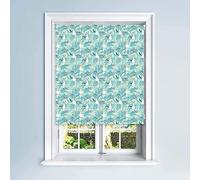 Lister Cartwright Blackout Roller Windows Blinds For Kids Easy Fit Child Safety Cut To Size Fixing Included Made to Measure (Cockatoo Blue, 120 x 140 cm)