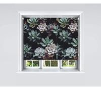 Lister Cartwright Cacti Design Blackout Roller Blinds Windows Child Safety Cut To Size Fitting Included Floral Design Made to Measure, 180 x 140 cm