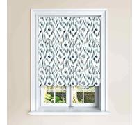 Lister Cartwright Charvak Watercolour Design Blackout Roller Windows Blinds Easy Fit Child Safety Cut To Size Fixing Included Made to Measure (Mineral, 150 x140 cm)