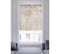 Lister Cartwright Crushed Velvet Roller Blinds for Windows - Taupe (180 x165 cm) - Easy Fit, Cut to Size, Thermal Insulated, Modern Window Blind with Child Safety Fixing