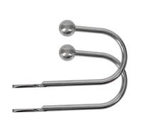 Lister Cartwright Curtain Hold Backs 2 x Metal Curtain Holdback Decorative Drapery All Fixing Included (Chrome, Ball)