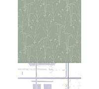 Lister Cartwright Ditsy Meadow Blackout Roller Blinds Windows Blind Easy Fit Child Safety Included Made To Measure (Ditsy Meadow Sage, 120 cm Width x 140 cm Drop)