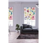 Lister Cartwright Floral Autumn Patterned Roller Blinds (180 x 160 cm) | Blackout Blinds for Windows | Bedroom, Bathroom, Kitchen & Door Window Blinds | Easy Fit Child Safety Roller Blinds