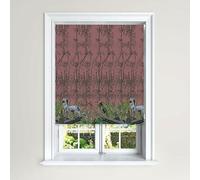 Lister Cartwright Heron Chinoiserie Bamboo Pink & Teal Blackout Roller Blinds Windows Child Safe Easy Fit Made to Measure(Pink, 120 cm Width x 140 cm Drop)