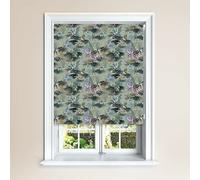 Lister Cartwright Jungle Design Blackout Roller Windows Blinds Easy Fit Child Safety Cut To Size Fixing Included Made to Measure (Lichen,120 x140 cm)