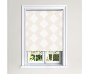 Lister Cartwright Kids Blackout Roller Blinds Easy Fit Child Safety Included (Zig Zag Neutral, 90 Cm Width X 140 Cm Drop)