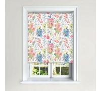 Lister Cartwright Olivia Bard Floral Blackout Roller Blind Easy Fit Child Safety Included (Kew Coral, 210Cm Width X 140 Cm Drop)