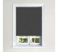 Lister Cartwright Olivia Bard Jaipur Indian Blackout Roller Blinds Child Safety Included (Black, 210 Cm Width X 140 Cm Drop)