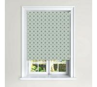 Lister Cartwright Olivia Bard Jaipur Indian Blackout Roller Blinds Child Safety Included (Green, 210 Cm Width X 140 Cm Drop)