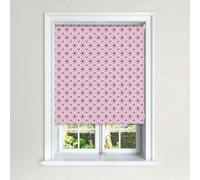 Lister Cartwright Olivia Bard Jaipur Indian Blackout Roller Blinds Child Safety Included (Pink, 180 Cm Width X 140 Cm Drop)