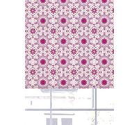 Lister Cartwright Olivia Bard Jaipur Indian Design Blackout Roller Blinds Windows Blind Child Safety Easy Fit Made to Measure (Pink,180 cm Width x 140 cm Drop)