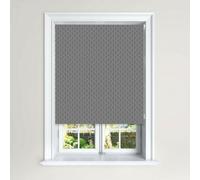 Lister Cartwright Oriental Fan Blackout Roller Blinds S Child Safety Included Easy Fit (Charcoal, 210 Cm Width X 140 Cm Drop)