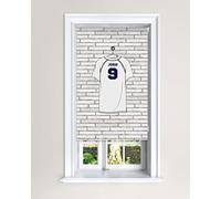 Lister Cartwright Personalised Roller Blinds Football Shirts Customised Name Locker Room Blackout Windows Blinds Easy Fit Child Safety (White, 90 cm Width x 140 cm Drop)