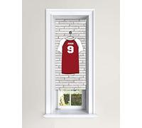Lister Cartwright Personalised Roller Blinds Football Shirts Customised Name Locker Room Blackout Windows Blinds Easy Fit Child Safety (White & Burgundy, 60 cm Width x 140 cm Drop)