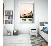 Lister Cartwright Photographic Blackout Roller Blinds For Bedroom Windows - (180 X 140 Cm) - Venice Tonal