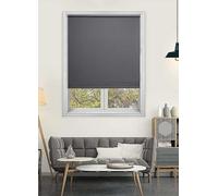 Lister Cartwright Plain Blackout Effect Roller Blind Dark Grey