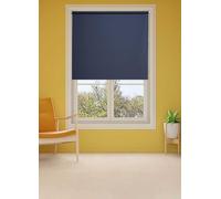 Lister Cartwright Plain Blackout Effect Roller Blind Navy
