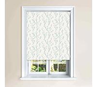 Lister Cartwright Powder Blue Blossom Blackout Roller Windows Blinds Easy Fit Child Safety Cut To Size Fixing Inc, 90 x140 cm