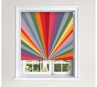 Lister Cartwright Rainbow Sun Burst Roller Blind Blackout Easy Fit Cut To Size (Rainbow, 150 cm Width x 140 cm Drop)