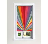 Lister Cartwright Rainbow Sun Burst Roller Blind Blackout Easy Fit Cut To Size (Rainbow, 90 cm Width x 140 cm Drop)