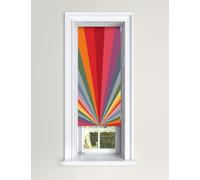 Lister Cartwright Rainbow Sunburst Roller Blinds (100 x 160 cm) | Blackout Blinds for Windows | Bedroom, Bathroom, Kitchen & Door Window Blinds | Easy Fit Child Safety Roller Blinds
