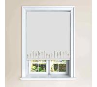 Lister Cartwright Tree Natural & Green Blackout Roller Blinds Child Safety Cut to Size Fixing Included Made to Measure (Natural, 180 x 140 cm)
