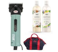 Lister Star Equine Clipper Promo Kit - Horse Clipper/Holdal/Shampoo/Conditioner