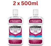 Listerine Advanced Defence Gum Treatment Mouthwash 500ml for Dental Hygiene Mint