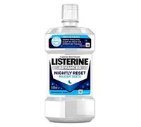 Listerine Advanced Nightly Reset Midnight Mint (Zero Alcohol) Mouthwash (500ml), with Unique Deep-Cleaning Formula to Remineralise Tooth Enamel and Help Prevent Cavities