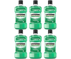 Listerine Antiseptic Fresh Burst Mouthwash, 500ml x6