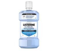 Listerine Clinical Solutions Breath Defense Alcohol Free Mouthwash Oral Rinse with a Triple-Action Formula Fights Bad Breath for 24 Hours Smoot