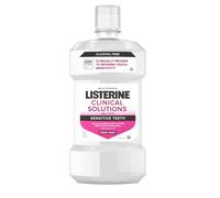 Listerine Clinical Solutions Sensitive Teeth Alcohol Free Mouthwash Fresh Breath Dental Mouthwash Provides Protection & Relief from Tooth Sensit
