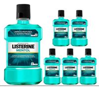 Listerine Cool Mint Mouthwash (1000ml), Helps Kill Up to 99% of Germs Left after Brushing and Reduce Plaque, Mouthwash to Freshen Breath and Maintain Healthy Gums