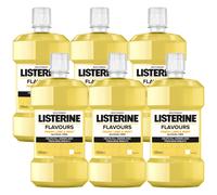 Listerine Fresh Lime & Mint Mouthwash Family Value Pack Fresh Breath 6 x 500ml