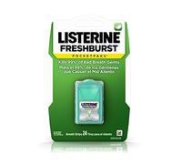 Listerine Freshburst Pocketpaks Fresh Breath Strips, Mint Breath Refresher Strips to Kill 99% of Bad Breath Germs, Portable Pack, Freshburst Spearmint Flavor, 24-Strips (Pack of 1)