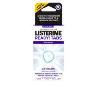 Listerine Ready! Tabs Whitening Chewable Tablets with Polar Mint Flavor to Help Fight Bad Breath Gently Whiten Teeth & Kill Bad Breath Germs On