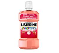 Listerine Smart Rinse Mild Berry Mouthwash (1x 500ml), Kids Mouthwash to Reduce Cavities, Bad Bacteria, and Cleaning Teeth, Gums, and Tongue, Sugar-and Alcohol-Free Formula